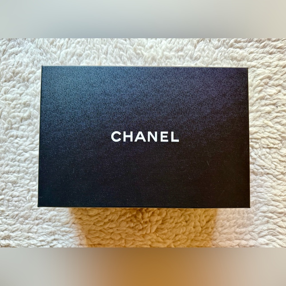 TWO CHANEL Black Shoe Boxes